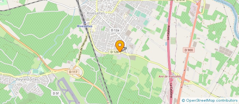 localisation de l'entreprise LB RIVESALTES  RIVESALTES