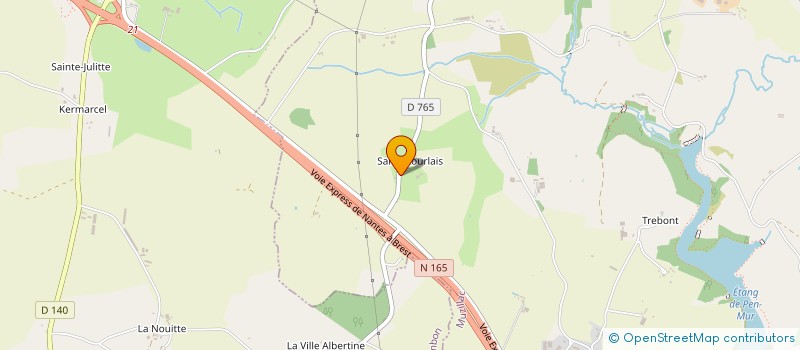 localisation de l'entreprise LB SAINT GOUSTAN  MUZILLAC