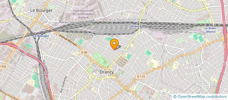 localisation de l'entreprise LB SERVICES à DRANCY