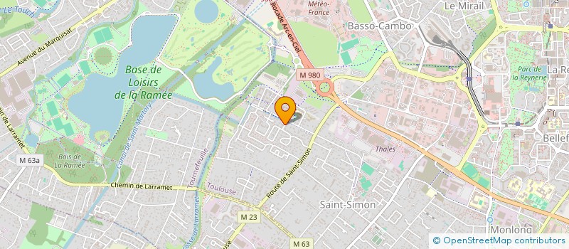 localisation de l'entreprise LB SERVICES à TOULOUSE