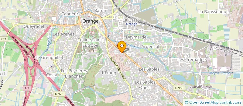localisation de l'entreprise LB SUD AUTO à ORANGE