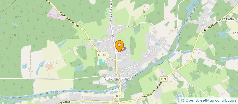 localisation de l'entreprise LB TECH  VITRY-AUX-LOGES