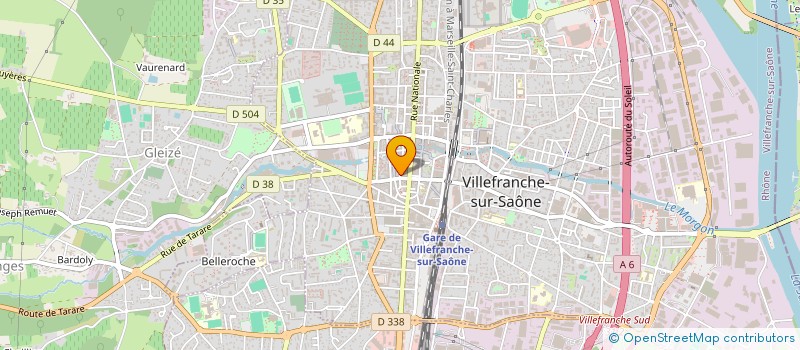 localisation de l'entreprise LB-TECH BAPTISTE  VILLEFRANCHE-SUR-SAONE