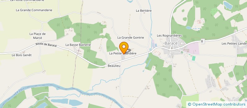 localisation de l'entreprise LB TERRASSEMENT  LES RAIRIES