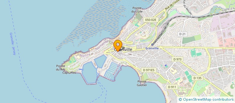 localisation de l'entreprise LB TEXTILES  GRANVILLE