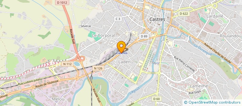 localisation de l'entreprise LB TRAINING  CASTRES