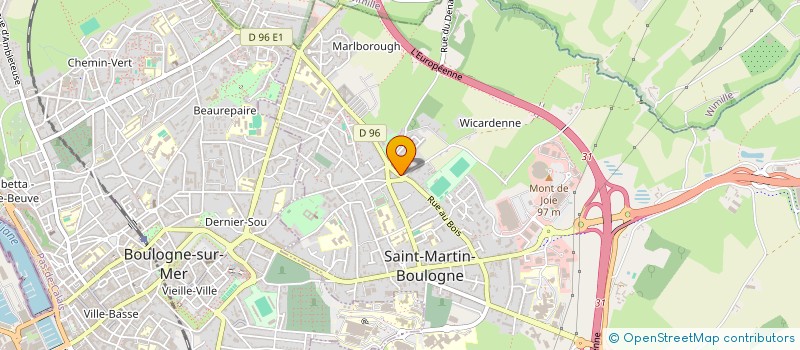 localisation de l'entreprise LB TRANSACTIONS à SAINT-MARTIN-BOULOGNE