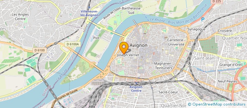 localisation de l'entreprise LB VICTOR HUGO  AVIGNON