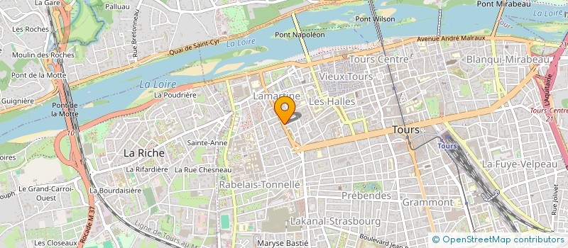 localisation de l'entreprise LB-VL à TOURS