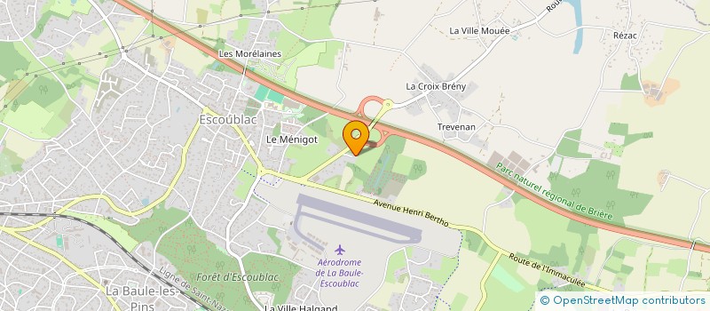 localisation de l'entreprise LB VTC à LA BAULE-ESCOUBLAC