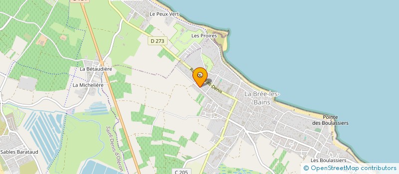 localisation de l'entreprise LB2  LA BREE-LES-BAINS