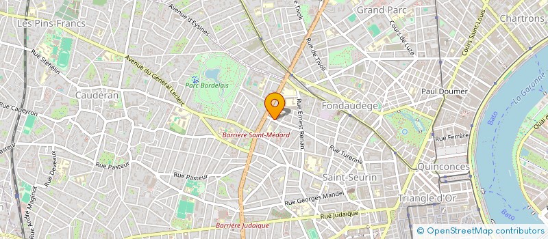 localisation de l'entreprise LB277  BORDEAUX