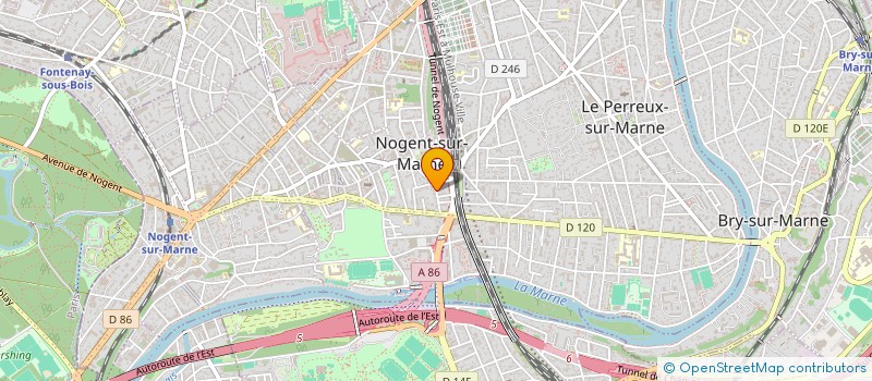 localisation de l'entreprise LB2A à NOGENT-SUR-MARNE