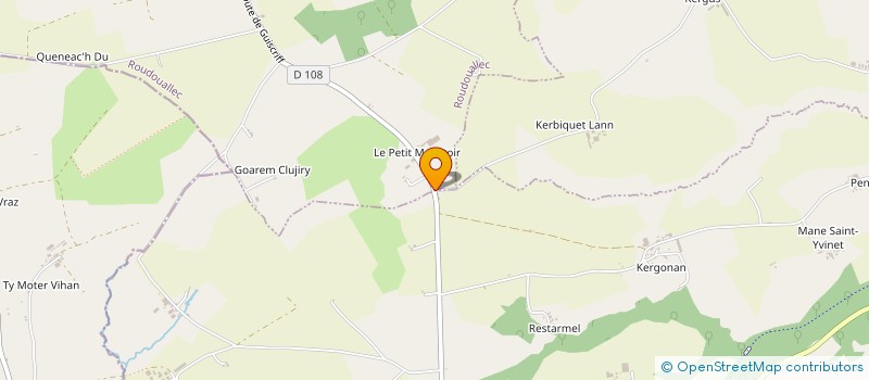 localisation de l'entreprise LB2I  GUISCRIFF