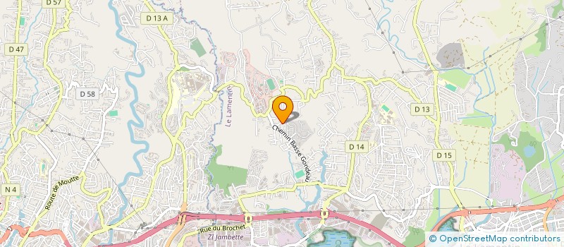 localisation de l'entreprise LB2L  LE LAMENTIN