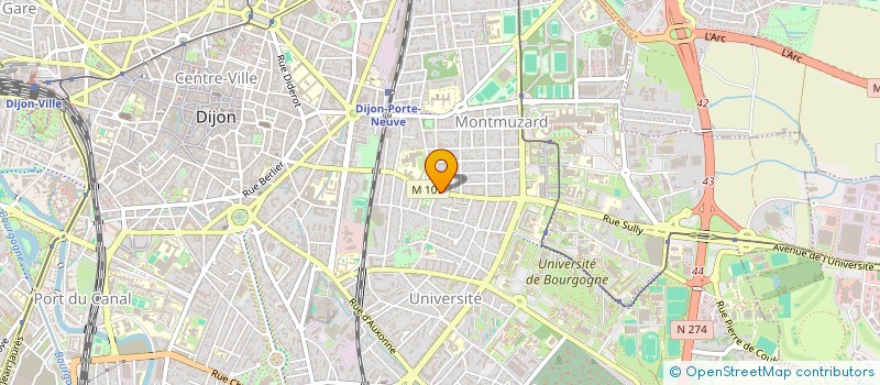 localisation de l'entreprise LB2M MIRANDE à DIJON