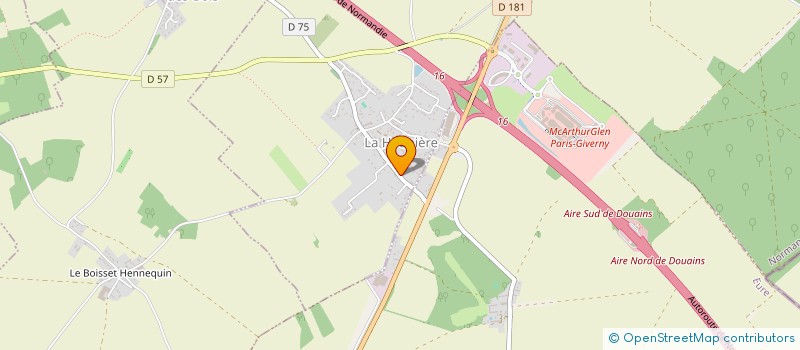 localisation de l'entreprise LB2M RECEPTIONS  LA HEUNIERE