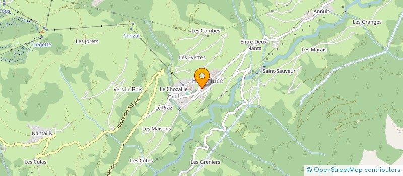 localisation de l'entreprise LB2N  HAUTELUCE