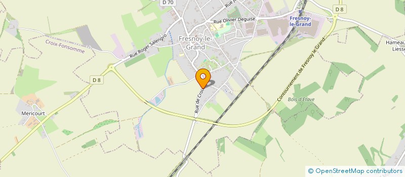 localisation de l'entreprise LB2PI INVEST  FRESNOY-LE-GRAND