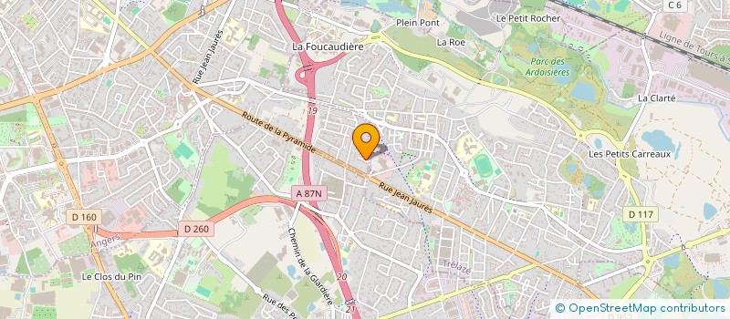 localisation de l'entreprise LB2R IMMO à ANGERS