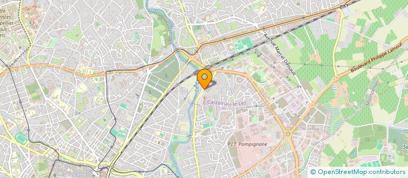 localisation de l'entreprise LB34 à CASTELNAU LE LEZ
