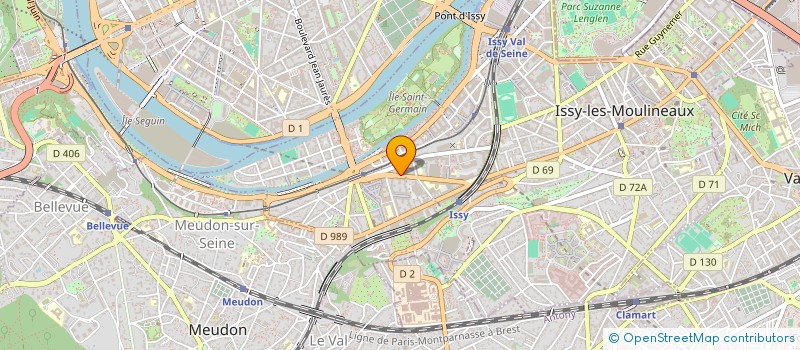 localisation de l'entreprise LB3BC7 à ISSY-LES-MOULINEAUX