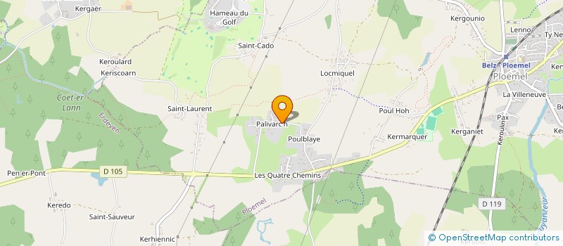 localisation de l'entreprise LB3C  PLOEMEL