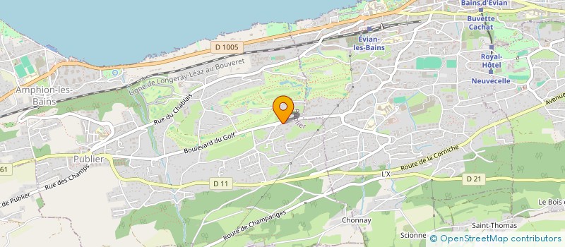 localisation de l'entreprise LB4 VONGY  PUBLIER