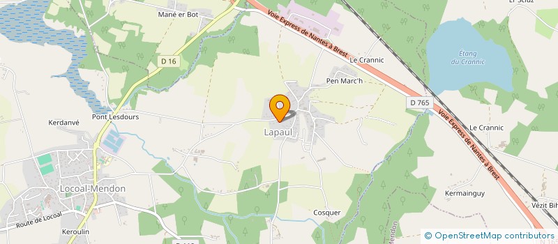 localisation de l'entreprise LB56INVEST  LOCOAL-MENDON