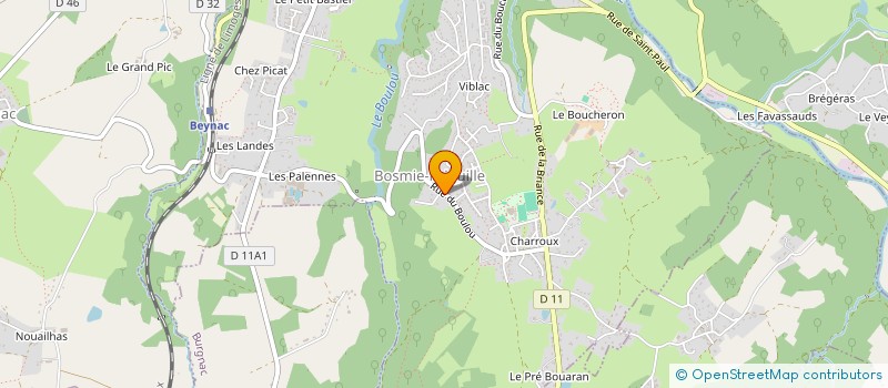 localisation de l'entreprise LBA  BOSMIE-L'AIGUILLE