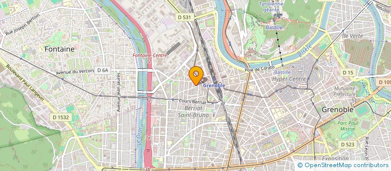 localisation de l'entreprise LBA  GRENOBLE