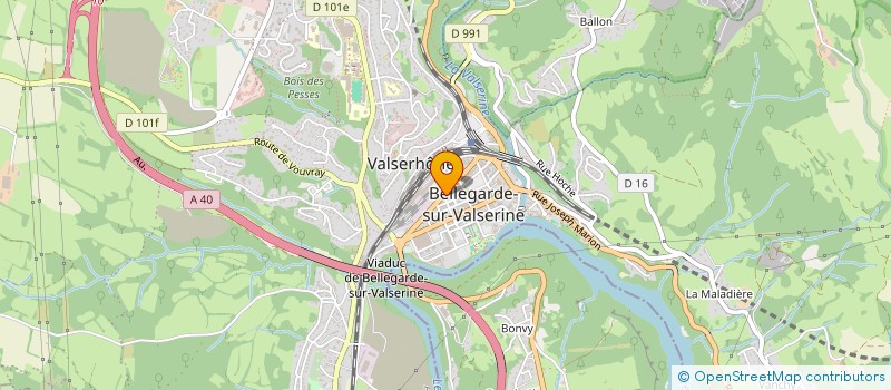 localisation de l'entreprise LBA  VALSERHONE