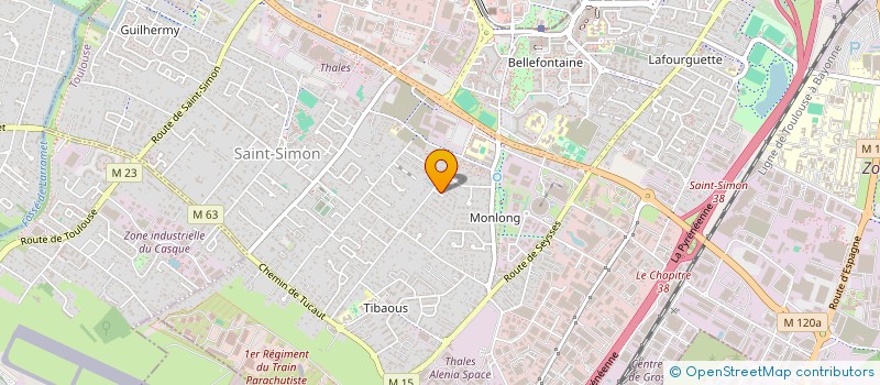 localisation de l'entreprise LBA CONSEIL  TOULOUSE