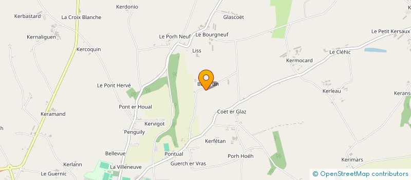 localisation de l'entreprise LBA CONSTRUCTION NEUVE ET RENOVATION  MOREAC