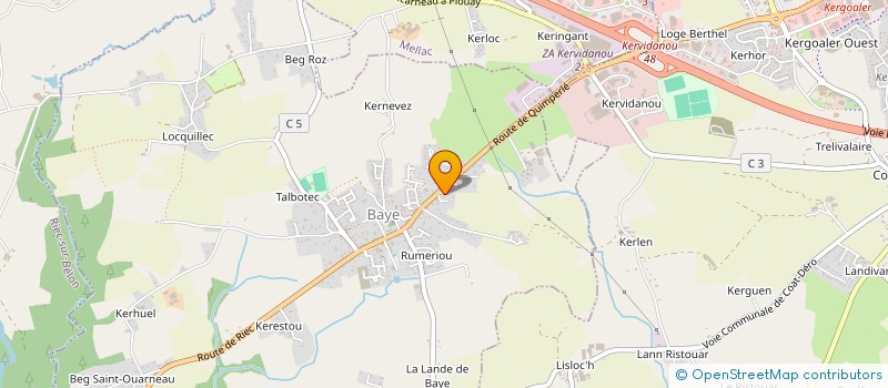 localisation de l'entreprise LBA DECOUPE à BAYE