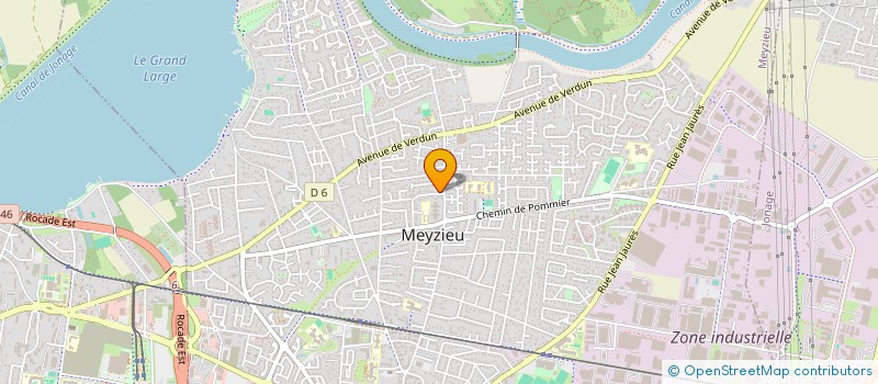 localisation de l'entreprise LBA HIP-HOP  MEYZIEU