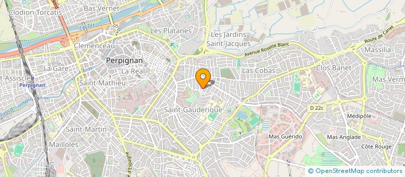localisation de l'entreprise LBA IMMO  PERPIGNAN