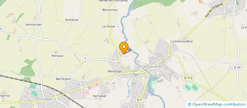 localisation de l'entreprise LBA IMMO-ONE  CHATELAUDREN-PLOUAGAT