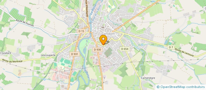 localisation de l'entreprise LBA INVEST  CONDOM