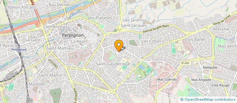 localisation de l'entreprise LBA INVEST  PERPIGNAN