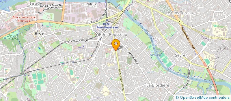 localisation de l'entreprise LBA NETTOYAGE à REZE