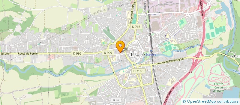 localisation de l'entreprise LBA RECRUTEMENT  ISSOIRE