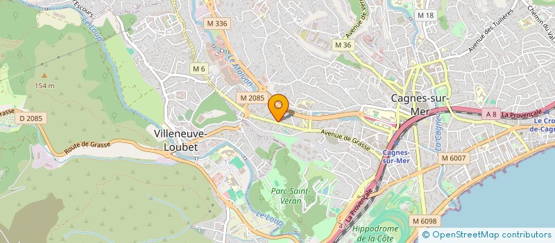 localisation de l'entreprise LBA RENOVATION  CAGNES-SUR-MER