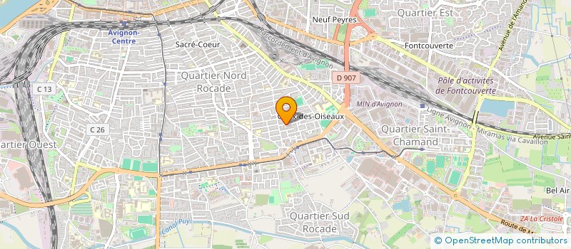 localisation de l'entreprise LBACMH à AVIGNON