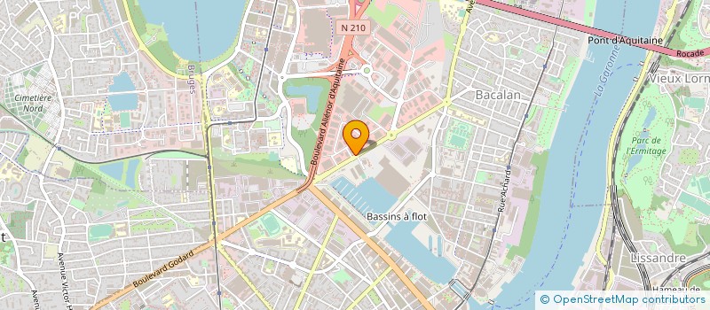 localisation de l'entreprise LBAD BORDELAISE ACHAT ET DISTRIBUTION à BORDEAUX