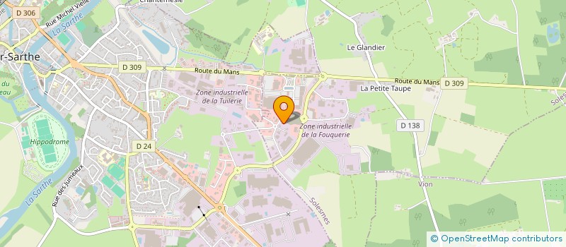 localisation de l'entreprise LBAM à SOLESMES