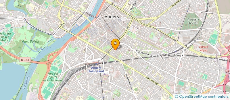 localisation de l'entreprise LBAP à ANGERS