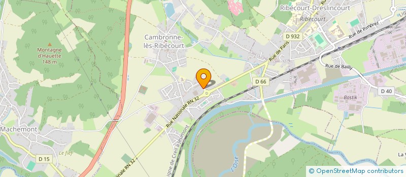 localisation de l'entreprise LBARJ DISTRIBUTION à CAMBRONNE-LES-RIBECOURT
