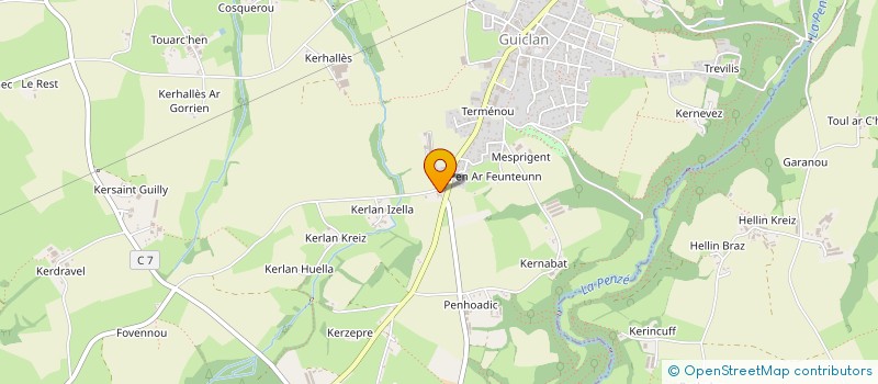 localisation de l'entreprise LBAT  GUICLAN