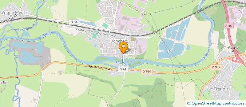 localisation de l'entreprise LBAY à DONCHERY